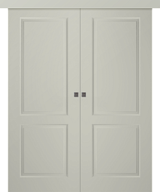 Межкомнатная дверь Alta Эмаль шёлк Купе двойное - фото