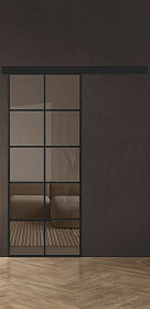 Межкомнатная дверь Спейс Ап 9 Black - фото