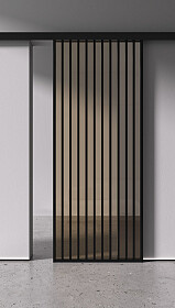 Межкомнатная дверь Спейс Ап 10 Black - фото