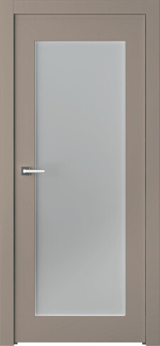 Межкомнатная дверь Кремона 1 Эмаль мокко - фото