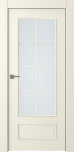 Межкомнатная дверь Ламира 5 Эмаль шампань - фото