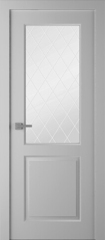 Межкомнатная дверь Alta Эмаль пепельный - фото