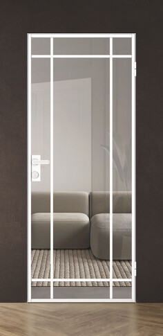 Межкомнатная дверь Спейс Апр 8 White - фото Межкомнатная дверь Спейс Апр 8 White - фото