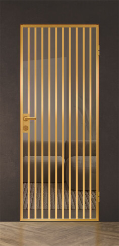 Межкомнатная дверь Спейс Апр 10 Gold - фото