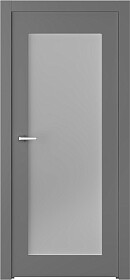 Межкомнатная дверь Кремона 1 Эмаль графит - фото Межкомнатная дверь Кремона 1 Эмаль графит - фото