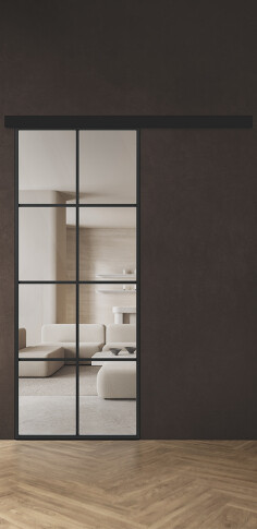 Межкомнатная дверь Спейс Ап 5 Black - фото