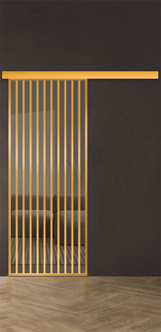 Межкомнатная дверь Спейс Ап 10 Gold - фото