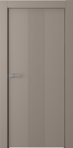 Межкомнатная дверь Ивент 1 Эмаль мокко - фото