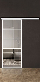 Межкомнатная дверь Спейс Ап 9 White - фото