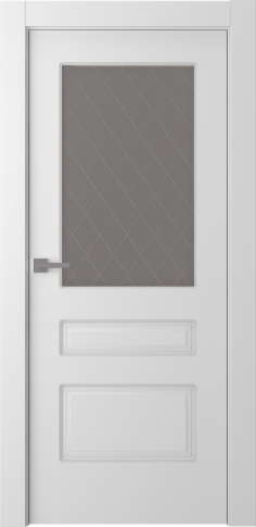 Межкомнатная дверь Роялти Эмаль белый - фото