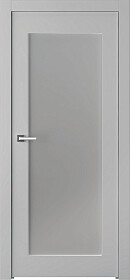 Межкомнатная дверь Кремона 1 Эмаль пепельный - фото
