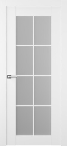 Межкомнатная дверь Френч 8 Эмаль белый - фото