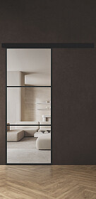 Межкомнатная дверь Спейс Ап 2 Black - фото