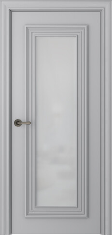Межкомнатная дверь Палаццо 1 Эмаль пепельный - фото Межкомнатная дверь Палаццо 1 Эмаль пепельный - фото