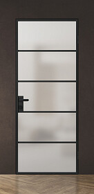 Межкомнатная дверь Спейс Апр 4 Black - фото