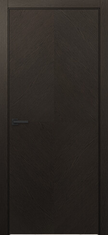 Межкомнатная дверь Лайнвуд 6 Тёмное дерево - фото
