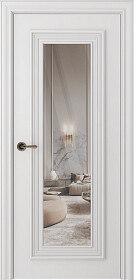 Межкомнатная дверь Палаццо 1 Эмаль белый - фото Межкомнатная дверь Палаццо 1 Эмаль белый - фото