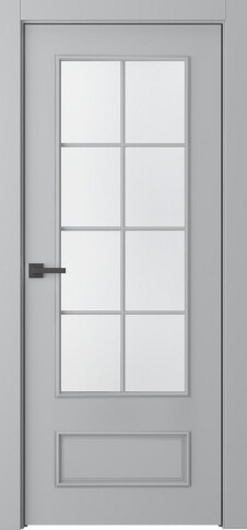 Межкомнатная дверь Ламира 5 Эмаль светло-серый - фото Межкомнатная дверь Ламира 5 Эмаль светло-серый - фото