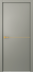 Межкомнатная дверь Avesta 1H Молдинг Золото Эмаль шёлк - фото