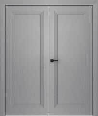 Дв.полотно Пвдгщ "Левел 1" Эмаль Светло-Серый 2,0-0,7 Распашная двойная