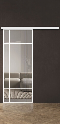 Межкомнатная дверь Спейс Ап 7 White - фото