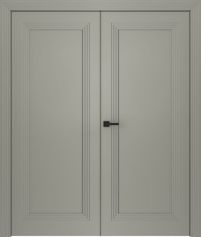 Межкомнатная дверь Левел 1 Эмаль шёлк Двойная - фото Межкомнатная дверь Левел 1 Эмаль шёлк Двойная - фото