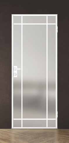 Межкомнатная дверь Спейс Апр 8 White - фото Межкомнатная дверь Спейс Апр 8 White - фото