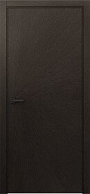 Межкомнатная дверь Лайнвуд 4 Тёмное дерево - фото