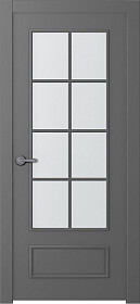 Межкомнатная дверь Ламира 5 Эмаль графит - фото
