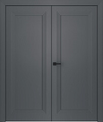 Дв.полотно Пвдгщ "Левел 1" Эмаль Графит 2,0-0,7 Распашная двойная