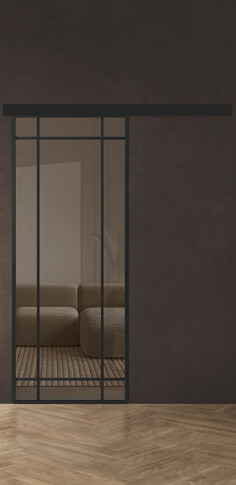 Межкомнатная дверь Спейс Ап 8 Black - фото