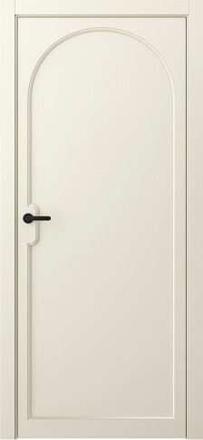 Межкомнатная дверь Триумф 1 Эмаль шампань - фото