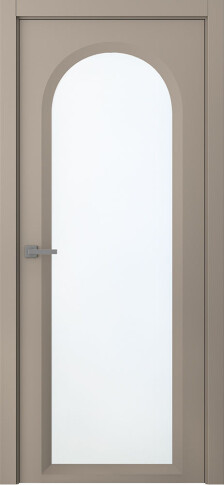 Межкомнатная дверь Аргентум 1E Эмаль мокко - фото