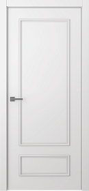 Межкомнатная дверь Ламира 5 Эмаль белый - фото