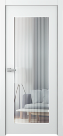 Межкомнатная дверь Белла 1 Эмаль белый - фото